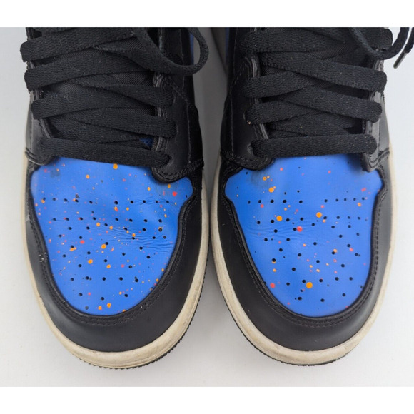 Nike Air Jordan 1 Retro Mid Royal Splatter 554724-048 Men\'s Shoes Size 8 main image 10